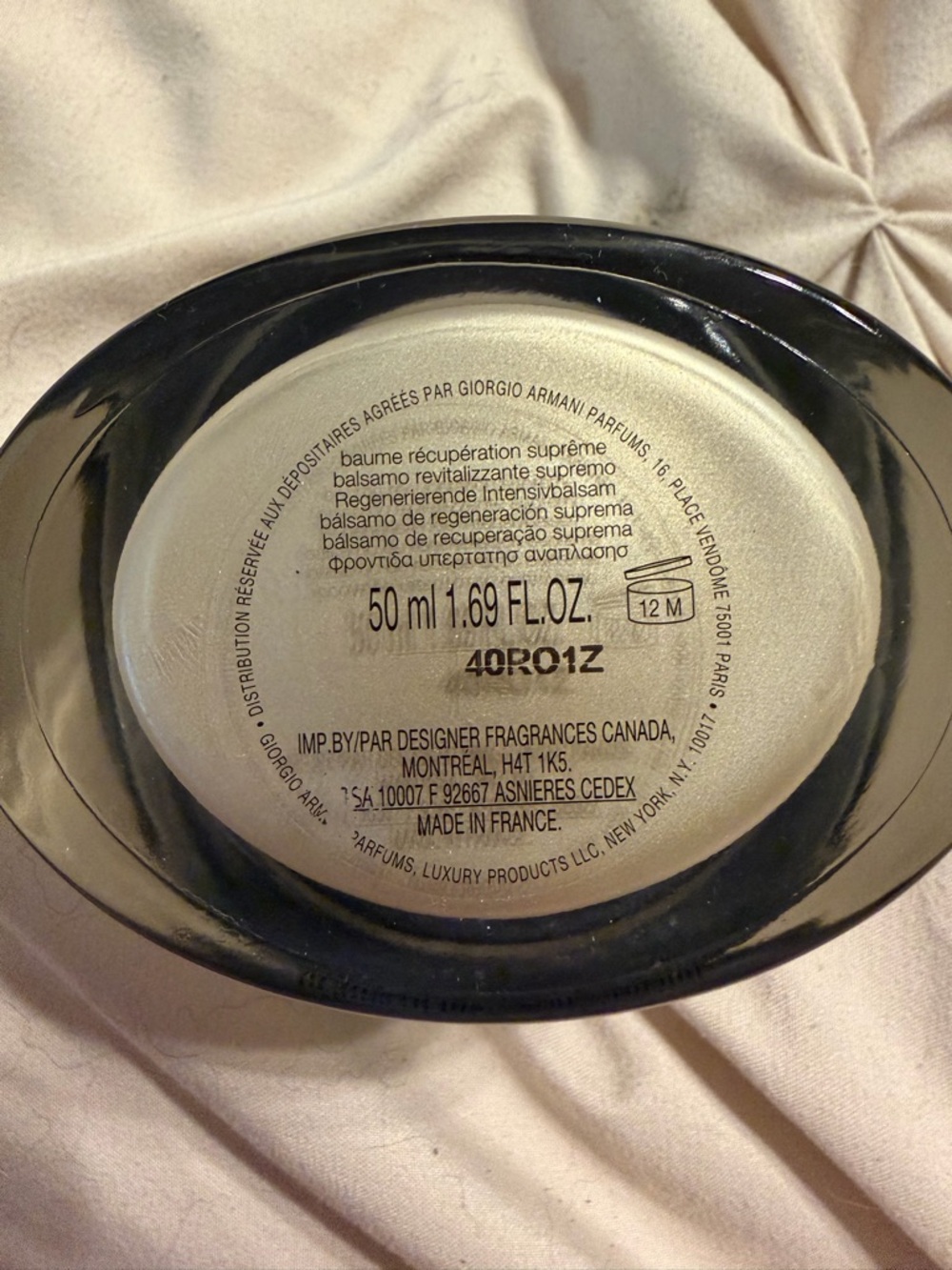 Giorgio Armani Crema Nera Jar - Black and Silver - Picture 2 of 4